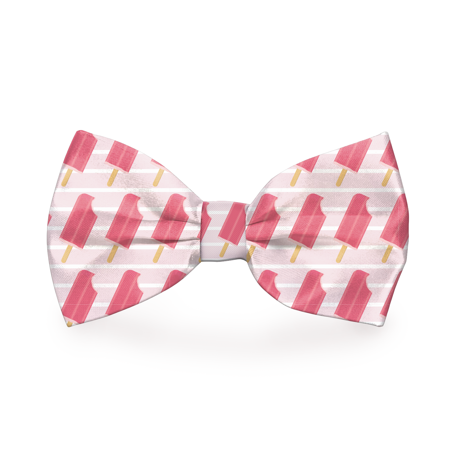 Ice Pops Pattern Dog Bow Tie