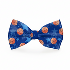Basketball Sports Blue Dog Bow Tie