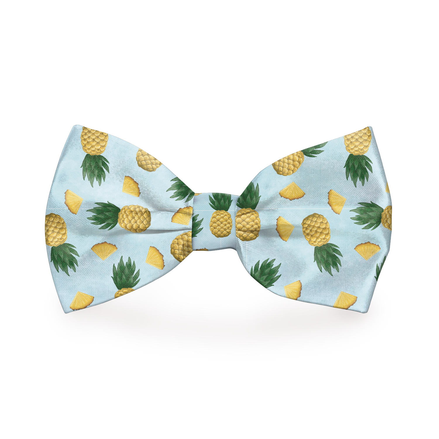 Tropic Like It's Hot Pineapple Dog Bow Tie