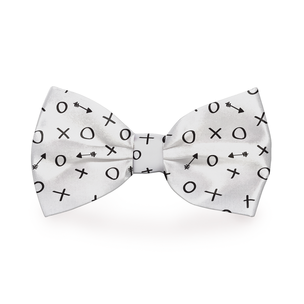 Hugs & Kisses Dog Bow Tie