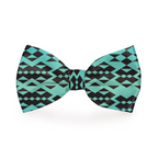 My Tribe Turquoise Dog Bow Tie